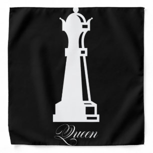 Queen Chess Piece Halloween Costume Chess Lover Bandana