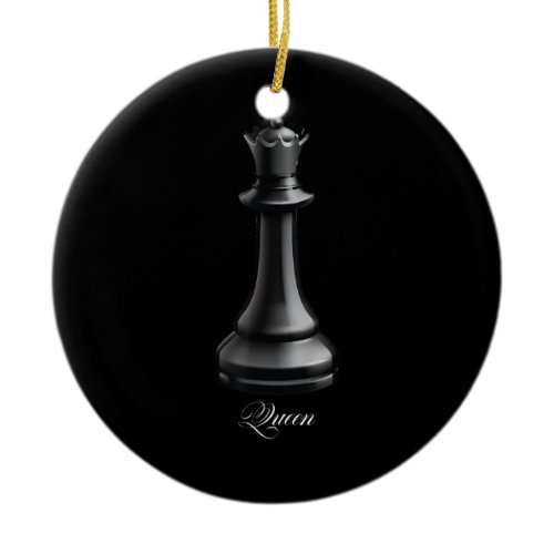 Queen Chess Piece Halloween Costume Chess Lover Ceramic Ornament