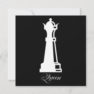 Queen Chess Piece Halloween Costume Chess Lover Invitation