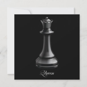 Queen Chess Piece Halloween Costume Chess Lover Invitation