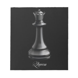 Queen Chess Piece Halloween Costume Chess Lover Notepad