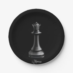 Queen Chess Piece Halloween Costume Chess Lover Paper Plates