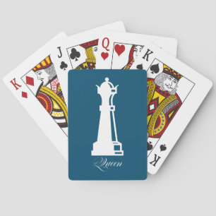 Queen Chess Piece Halloween Costume Chess Lover Poker Cards