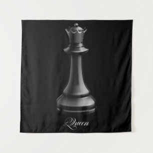 Queen Chess Piece Halloween Costume Chess Lover Tapestry