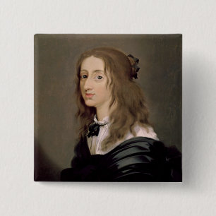 Queen Christina of Sweden 1652 Button