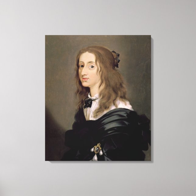 Queen Christina of Sweden  1652 Canvas Print (Front)