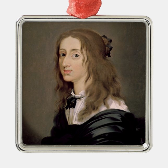 Queen Christina of Sweden  1652 Metal Ornament (Front)