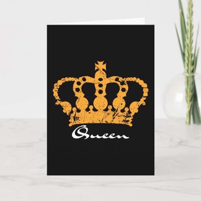 Queen Crown Card (Front)