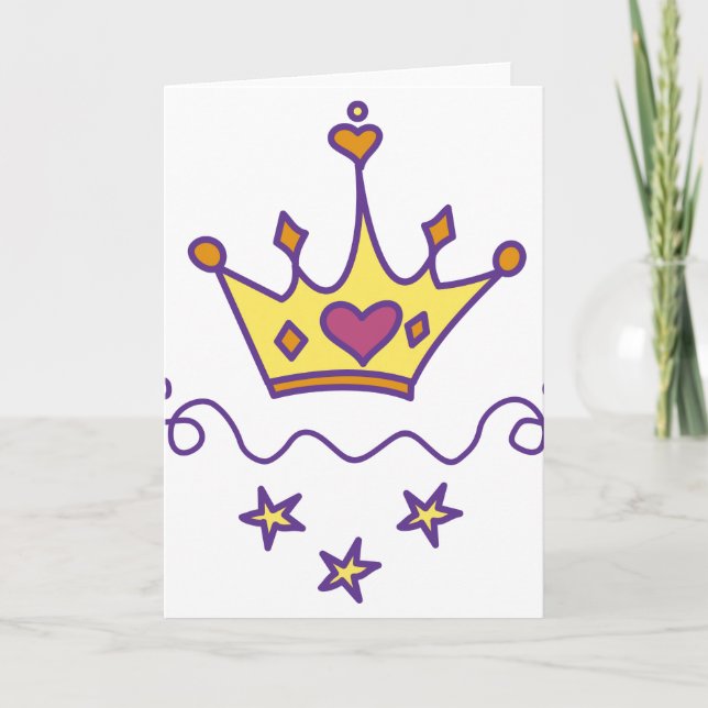 Queen Crown Card (Front)