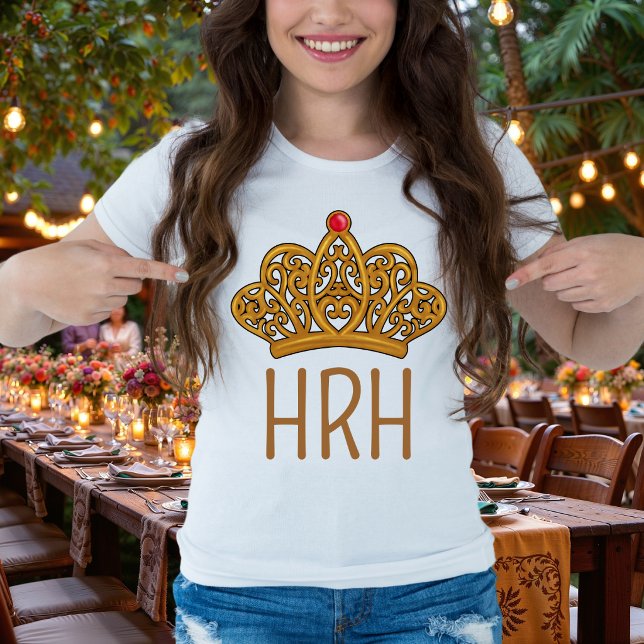Queen Crown Monogram Tee (Creator Uploaded)