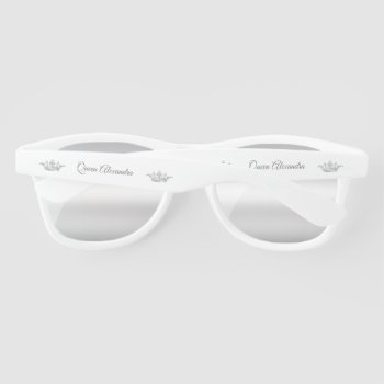 Queen Crown Personalized Name Sunglasses by SimplyBoutiques at Zazzle