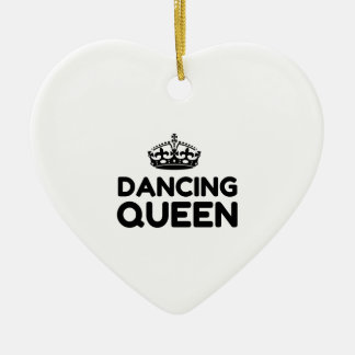 QUEEN DANCING CERAMIC ORNAMENT