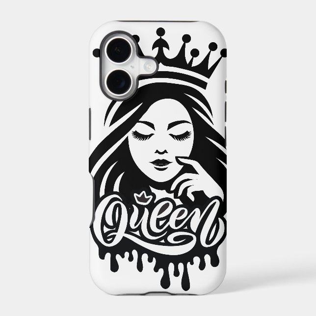 Queen Design – Elegant Royal Crown Case-Mate iPhone Case (Back)