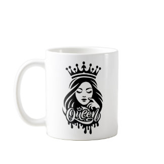 Queen Design – Elegant Royal Crown Coffee Mug