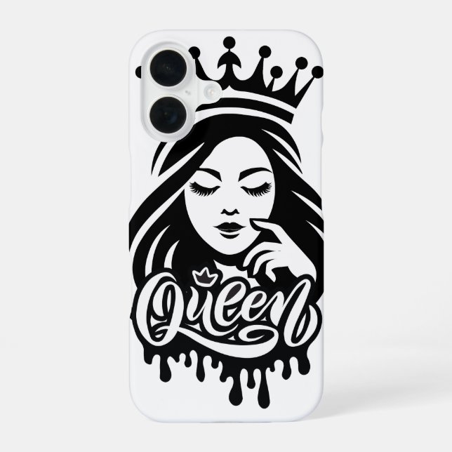 Queen Design – Elegant Royal Crown iPhone Case (Back)