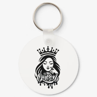 Queen Design – Elegant Royal Crown Keychain