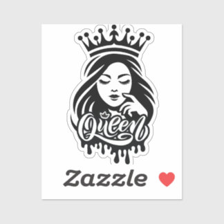 Queen Design – Elegant Royal Crown Sticker