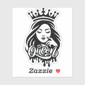 Queen Design – Elegant Royal Crown Sticker