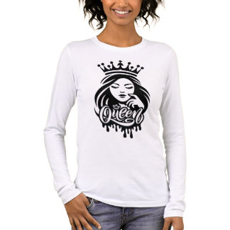Queen Design – Elegant Royal Crown Tri-Blend Shirt