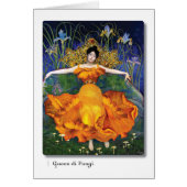 Queen di Fungi Tarot Art (Front)