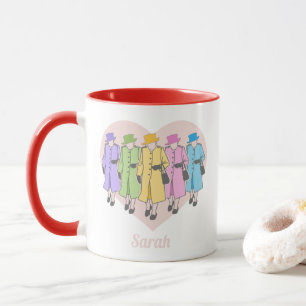 Queen Elisabeth II United Kingdom Queen Of Hearts Mug