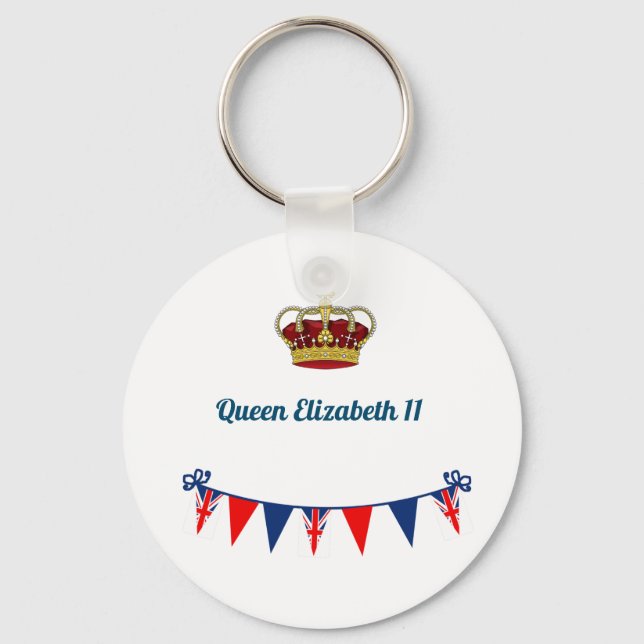 Queen Elizabeth 11 Keychain (Front)