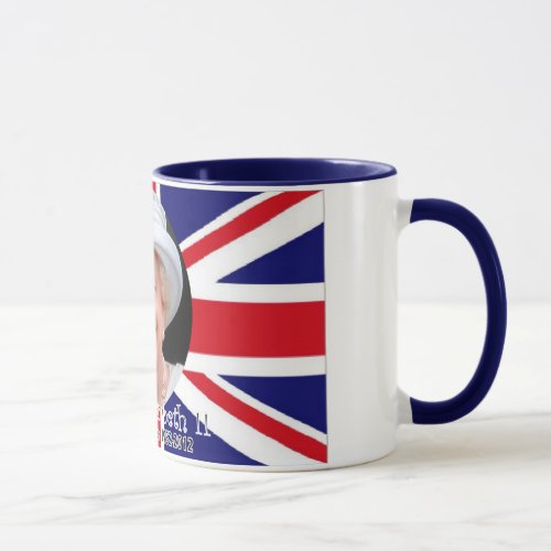 Queen Elizabeth Diamond Jubilee commemorative mug