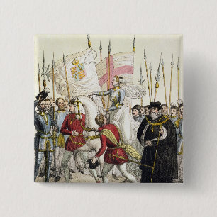 Queen Elizabeth I (1530-1603) Rallying the Troops Pinback Button