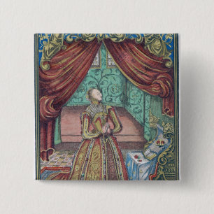 Queen Elizabeth I at Prayer, frontispiece Button