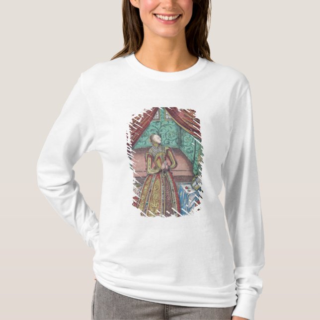 Queen Elizabeth I at Prayer, frontispiece T-Shirt (Front)