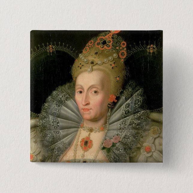 Queen Elizabeth I (bust length portrait) (see also Pinback Button (Front)