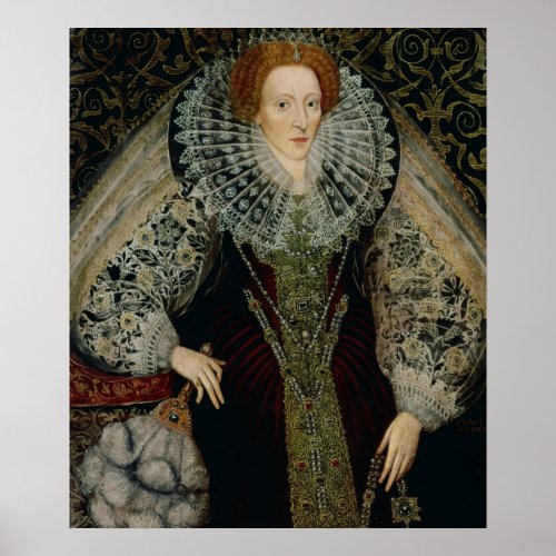 Queen Elizabeth I c1585_90 Poster