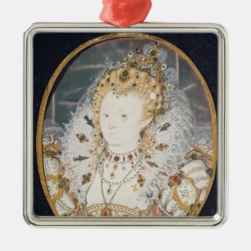 Queen Elizabeth I c1595_1600 Metal Ornament