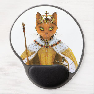 Queen Elizabeth I - historiCATS illustration Gel Mouse Pad