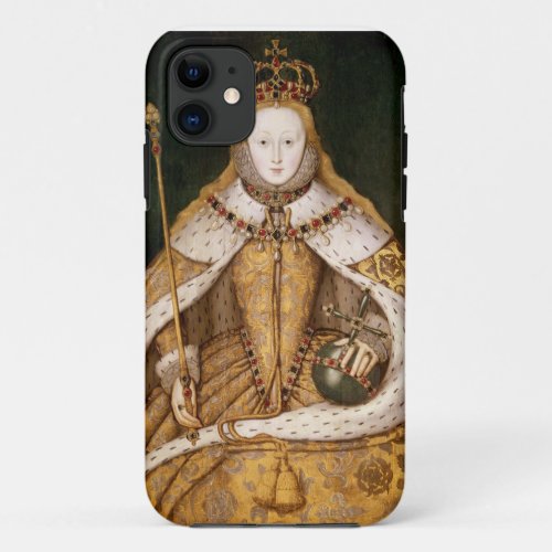 Queen Elizabeth I in Coronation Robes iPhone 11 Case