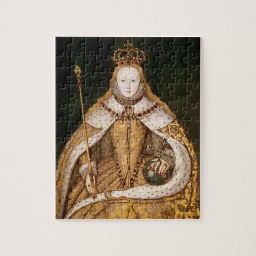 Queen Elizabeth I in Coronation Robes Jigsaw Puzzle