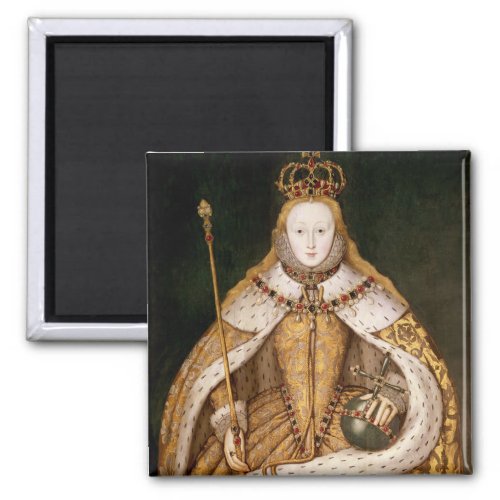 Queen Elizabeth I in Coronation Robes Magnet