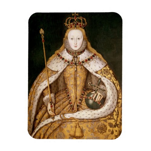 Queen Elizabeth I in Coronation Robes Magnet