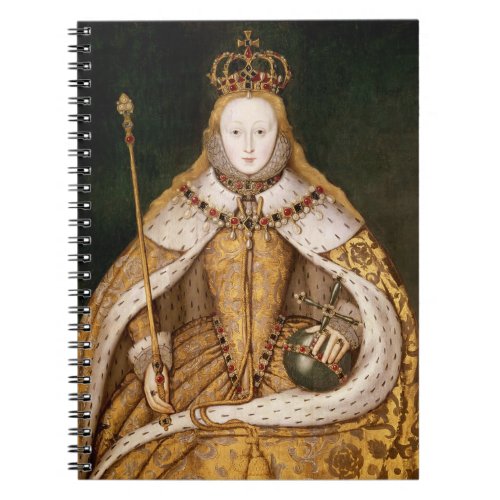 Queen Elizabeth I in Coronation Robes Notebook