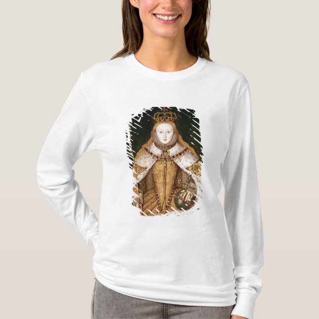 Queen Elizabeth I in Coronation Robes T-Shirt (Front)