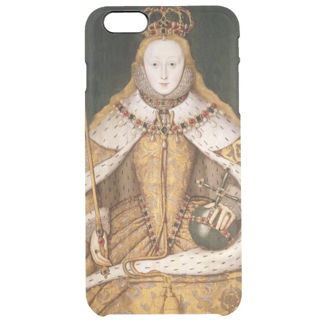 Queen Elizabeth I in Coronation Robes Uncommon iPhone Case (Back)