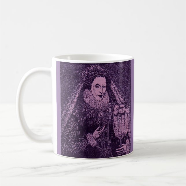 Queen Elizabeth I in lavender Coffee Mug (Left)