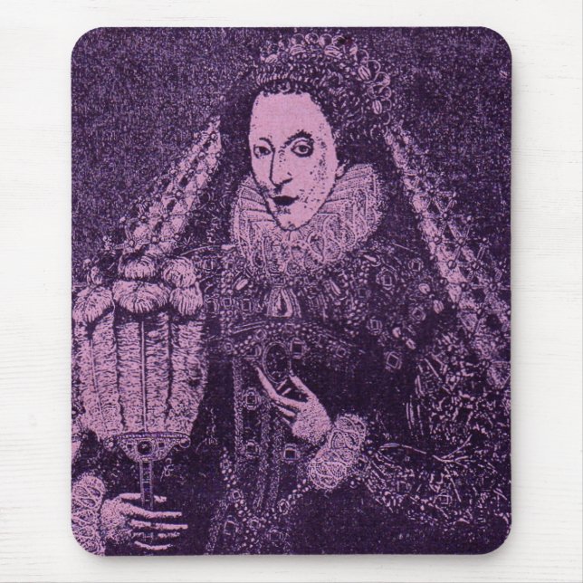 Queen Elizabeth I in lavender Mouse Pad (Front)