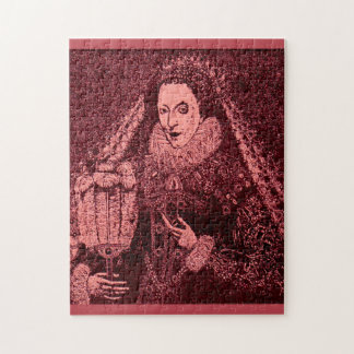 Queen Elizabeth I in pink Jigsaw Puzzle