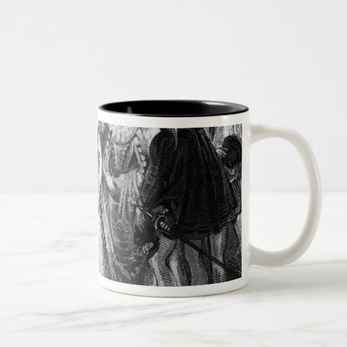 Queen Elizabeth I  Knighting Francis Drake Two_Tone Coffee Mug