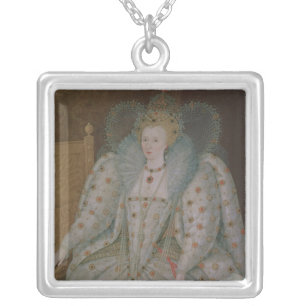 Queen Elizabeth I of England and Ireland Silver Plated Necklace