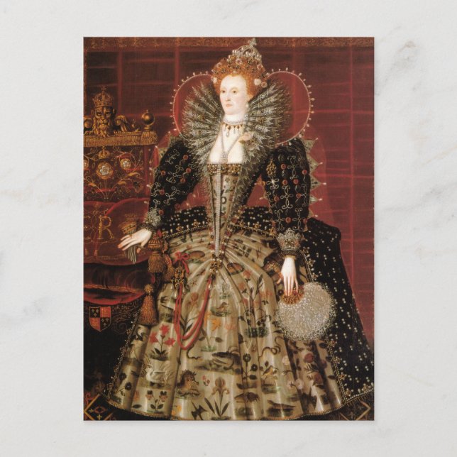 Queen Elizabeth I of England Postcard (Front)