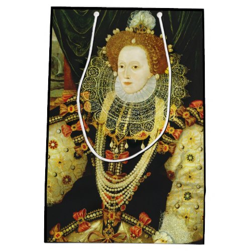 Queen Elizabeth I of England Wearing Pearls Medium Gift Bag