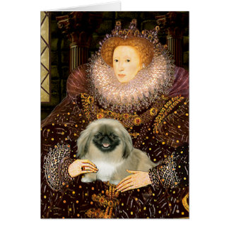 Queen Elizabeth I - Pekingese Cards
