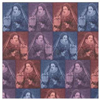 Queen Elizabeth I print Fabric